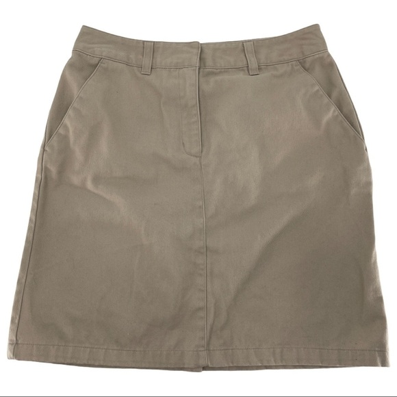 IZOD Kids Khaki School Wear Uniform Skirt Sz 5 - Picture 1 of 5